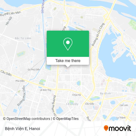 Bệnh Viện E map