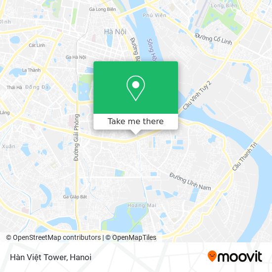 Hàn Việt Tower map