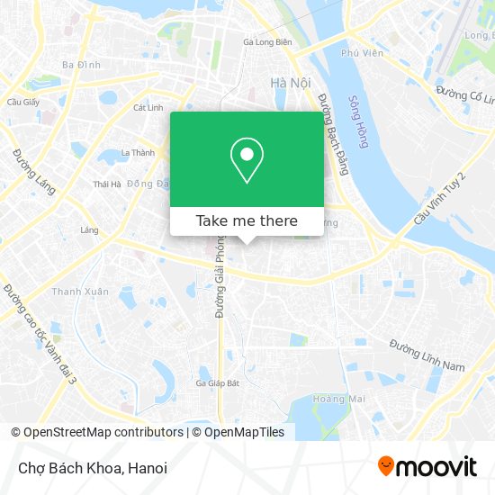 Chợ Bách Khoa map