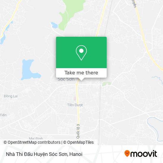 Nhà Thi Đấu Huyện Sóc Sơn map