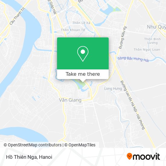 Hồ Thiên Nga map