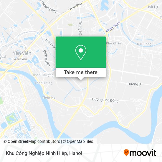 Khu Công Nghiệp Ninh Hiệp map