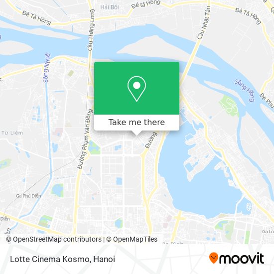 Lotte Cinema Kosmo map