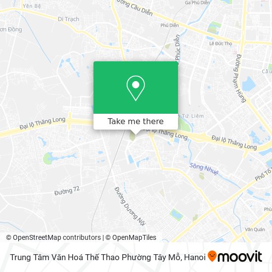 Trung Tâm Văn Hoá Thế Thao Phường Tây Mỗ map
