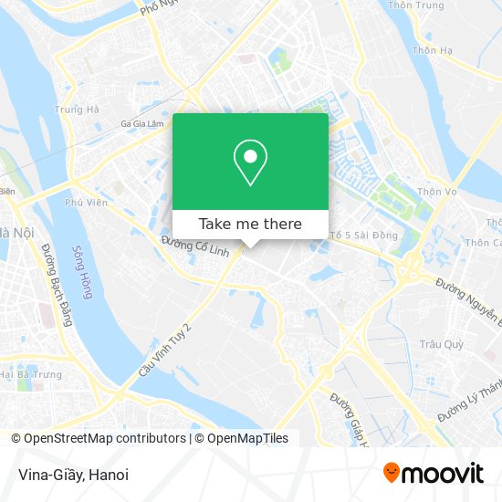 Vina-Giầy map