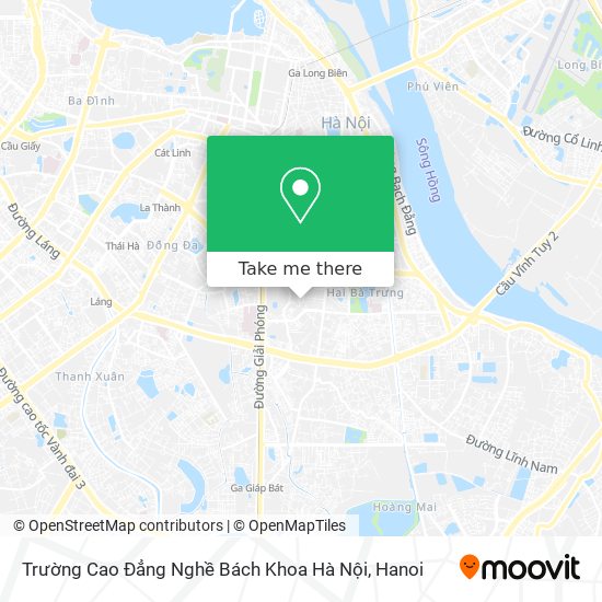 Trường Cao Đẳng Nghề Bách Khoa Hà Nội map