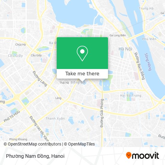 Phường Nam Đồng map