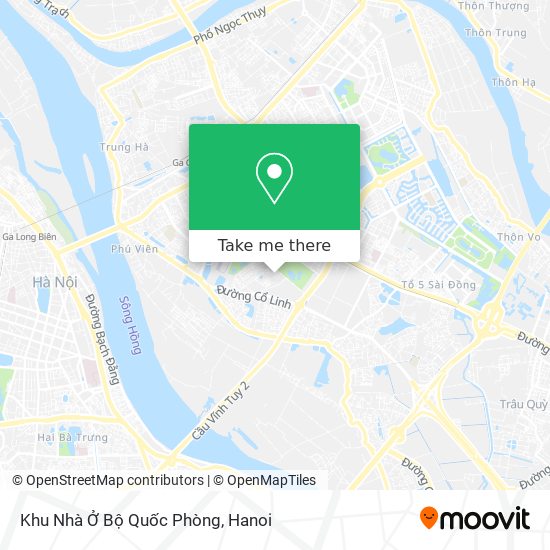 Khu Nhà Ở Bộ Quốc Phòng map