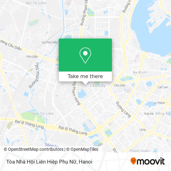 Tòa Nhà Hội Liên Hiệp Phụ Nữ map