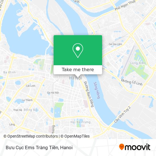 Bưu Cục Ems Tràng Tiền map