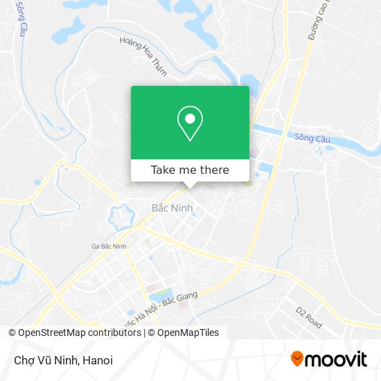 Chợ Vũ Ninh map