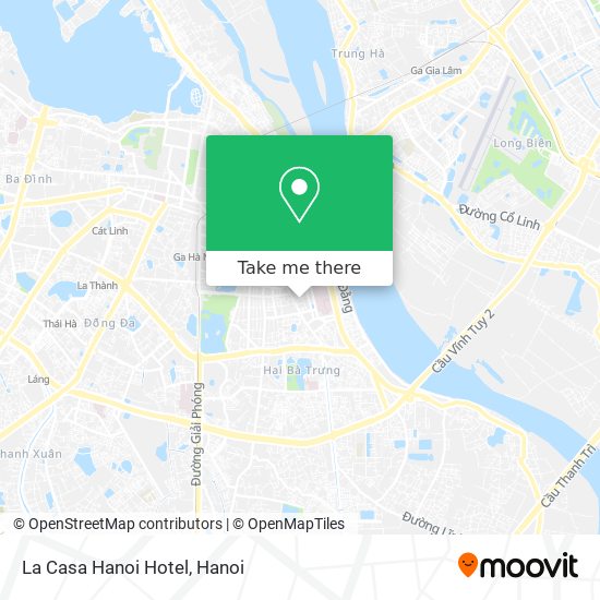 La Casa Hanoi Hotel map