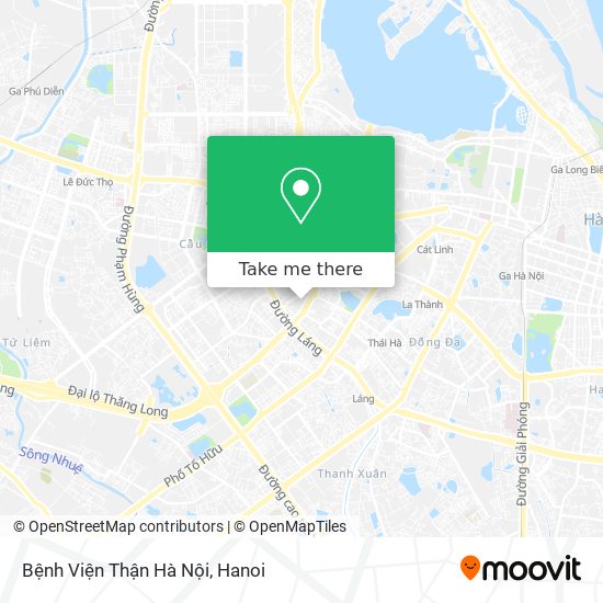 Bệnh Viện Thận Hà Nội map