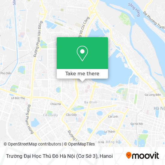 Trường Đại Học Thủ Đô Hà Nội (Cơ Sở 3) map