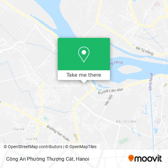 Công An Phường Thượng Cát map