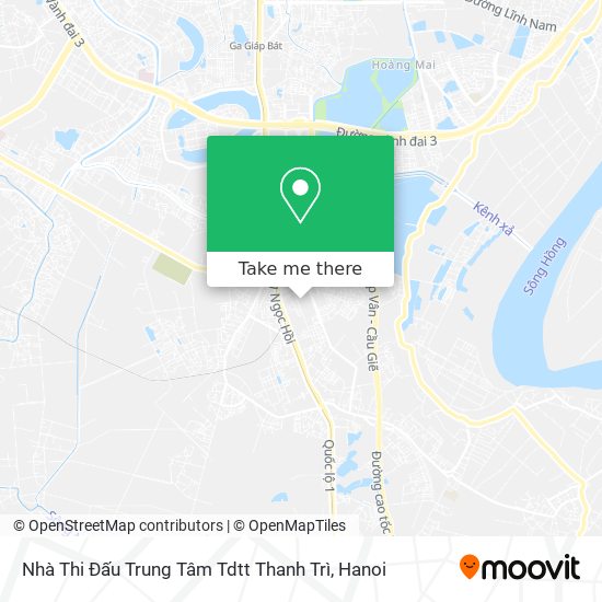 Nhà Thi Đấu Trung Tâm Tdtt Thanh Trì map