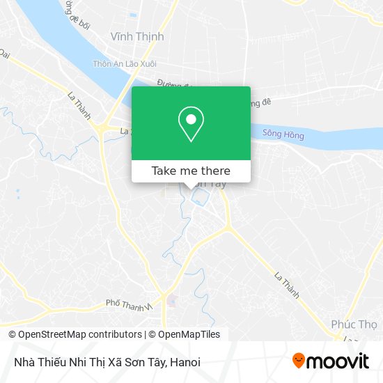 Nhà Thiếu Nhi Thị Xã Sơn Tây map