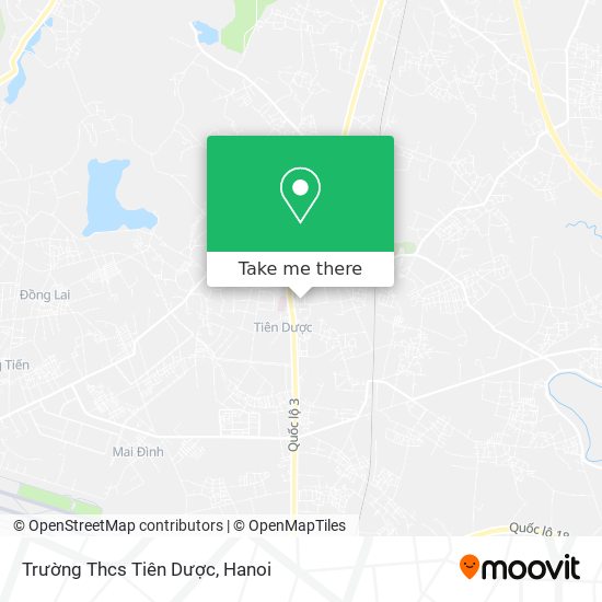 Trường Thcs Tiên Dược map