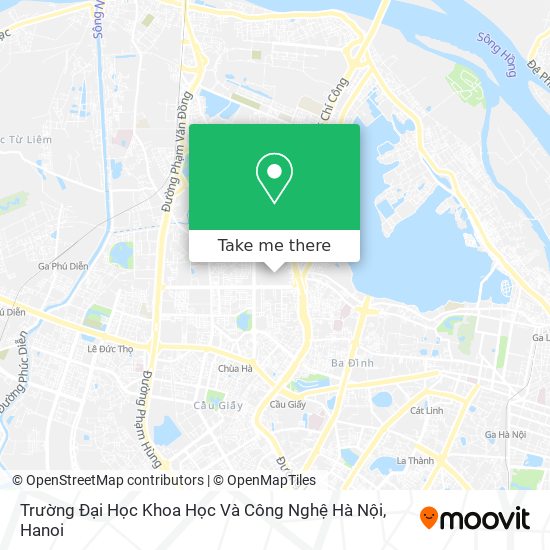 Trường Đại Học Khoa Học Và Công Nghệ Hà Nội map