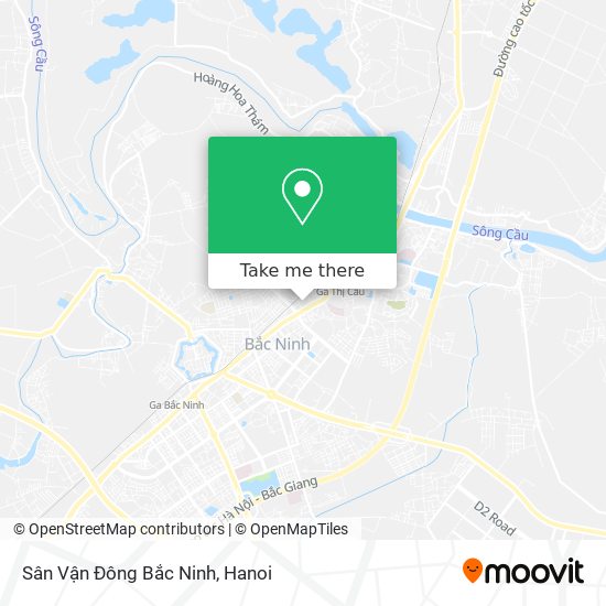 Sân Vận Đông Bắc Ninh map