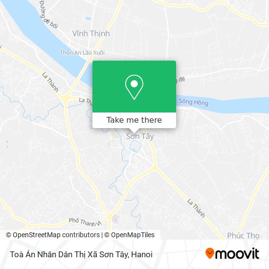 Toà Án Nhân Dân Thị Xã Sơn Tây map