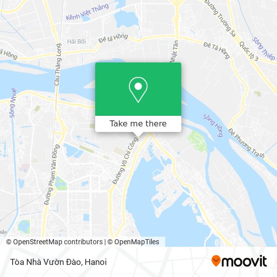 Tòa Nhà Vườn Đào map