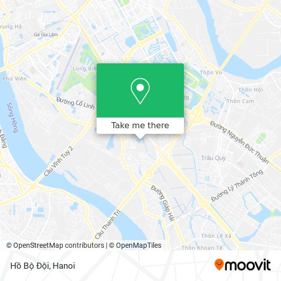 Hồ Bộ Đội map