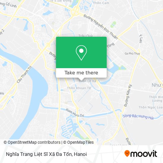 Nghĩa Trang Liệt Sĩ Xã Đa Tốn map