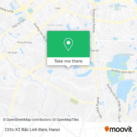 Ct3c-X2 Bắc Linh Đàm map