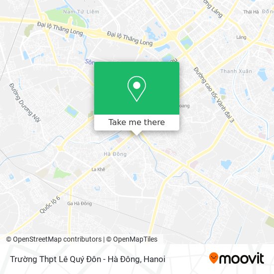 Trường Thpt Lê Quý Đôn - Hà Đông map