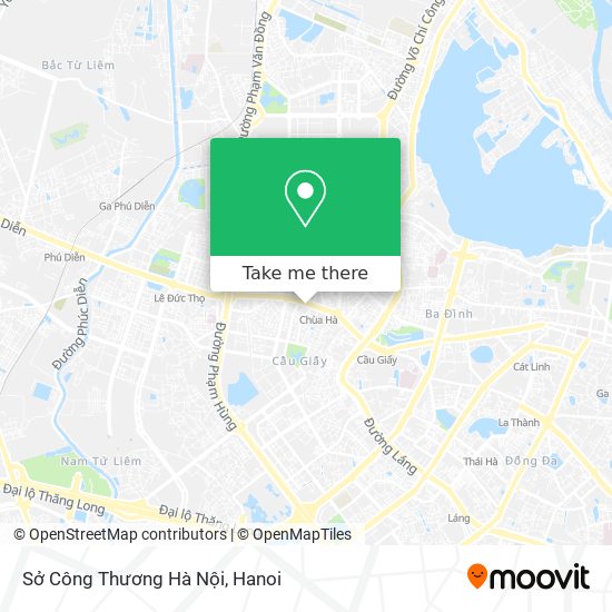 Sở Công Thương Hà Nội map