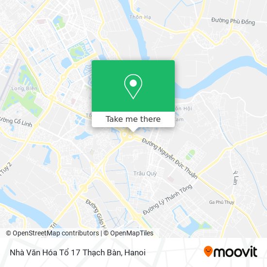 Nhà Văn Hóa Tổ 17 Thạch Bàn map