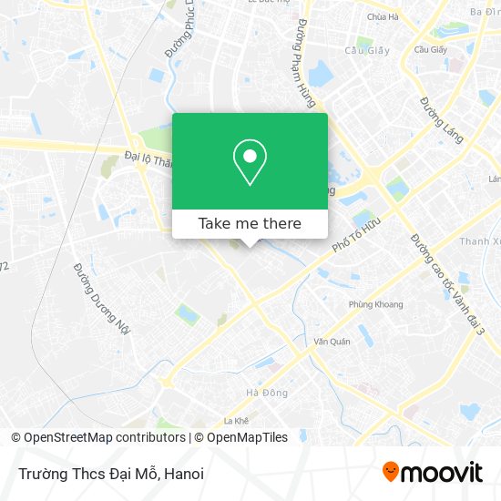 Trường Thcs Đại Mỗ map