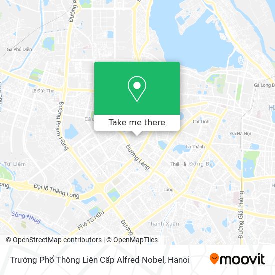 Trường Phổ Thông Liên Cấp Alfred Nobel map