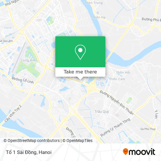 Tổ 1 Sài Đồng map