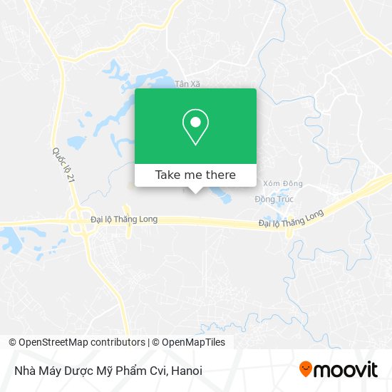 Nhà Máy Dược Mỹ Phẩm Cvi map