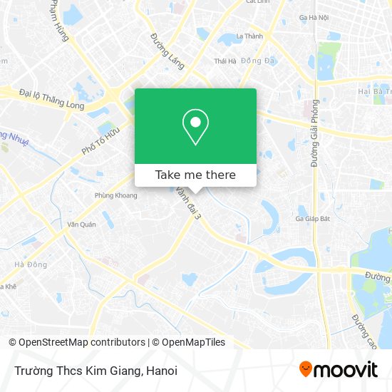 Trường Thcs Kim Giang map