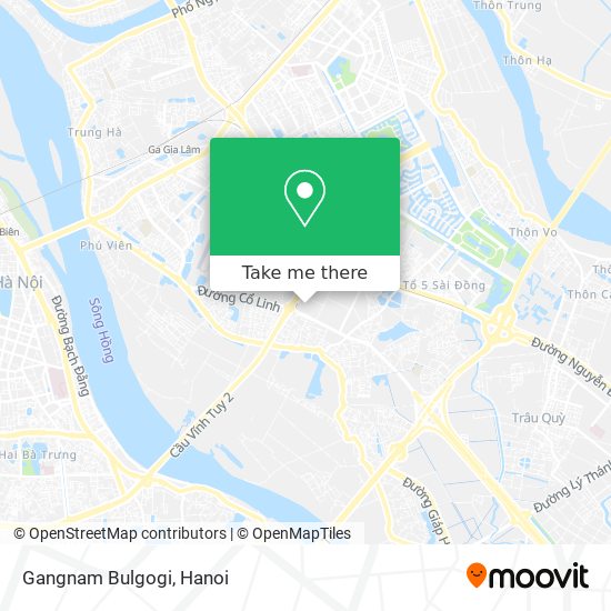Gangnam Bulgogi map