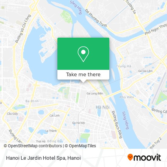 Hanoi Le Jardin Hotel Spa map