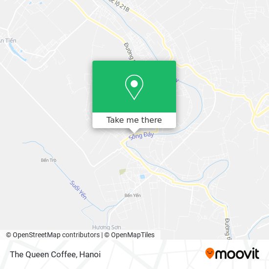 The Queen Coffee map