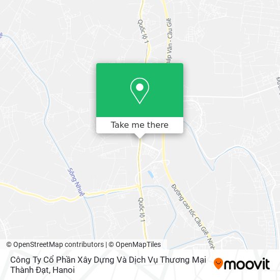 Công Ty Cổ Phần Xây Dựng Và Dịch Vụ Thương Mại Thành Đạt map