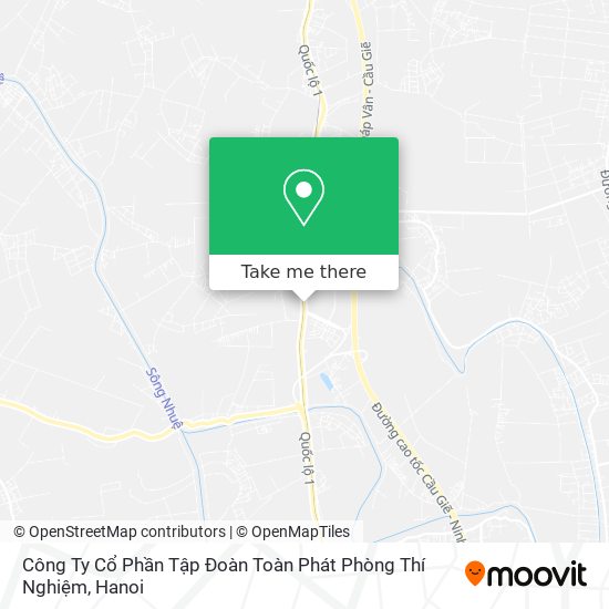 Công Ty Cổ Phần Tập Đoàn Toàn Phát Phòng Thí Nghiệm map