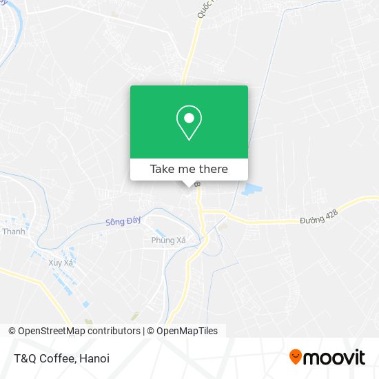 T&Q Coffee map