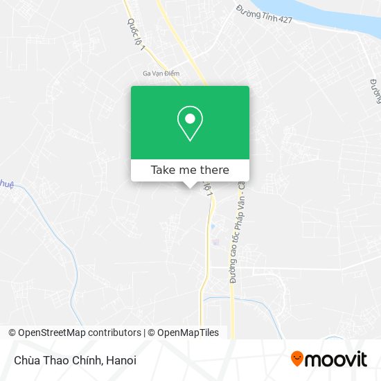 Chùa Thao Chính map