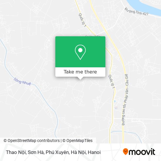 Thao Nội, Sơn Hà, Phú Xuyên, Hà Nội map