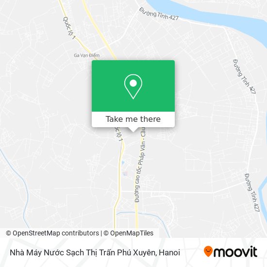 Nhà Máy Nước Sạch Thị Trấn Phú Xuyên map