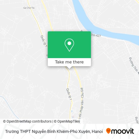 Trường THPT Nguyễn Bỉnh Khiêm-Phú Xuyên map