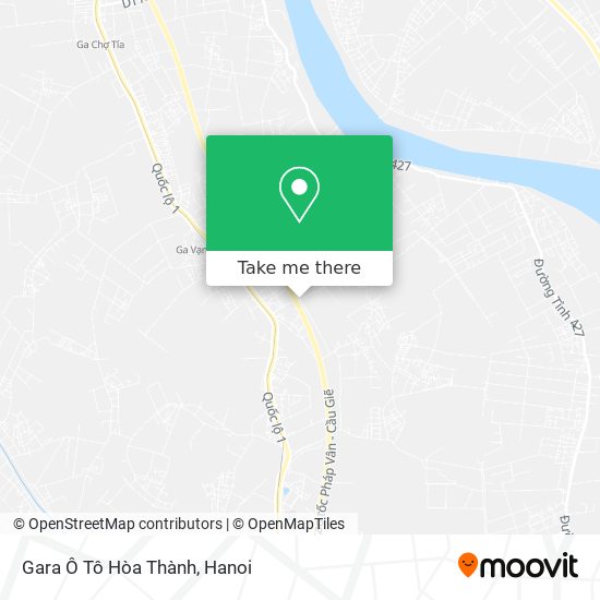 Gara Ô Tô Hòa Thành map