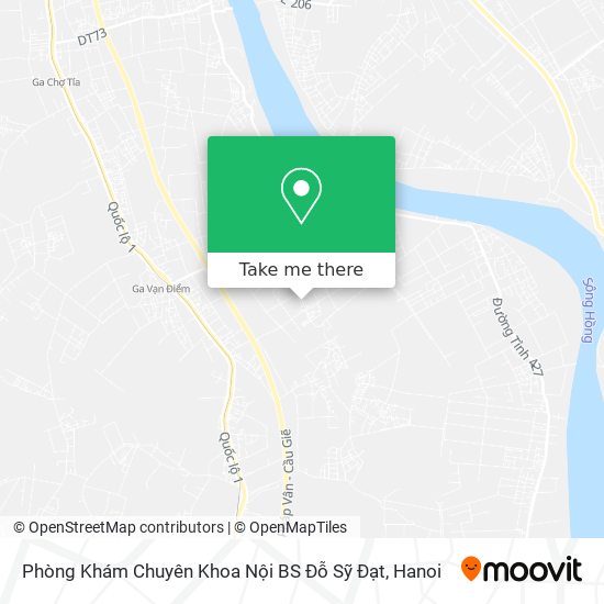 Phòng Khám Chuyên Khoa Nội BS Đỗ Sỹ Đạt map