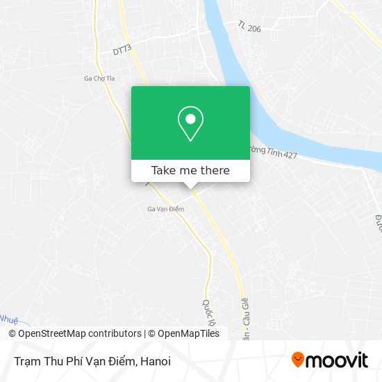 Trạm Thu Phí Vạn Điểm map
